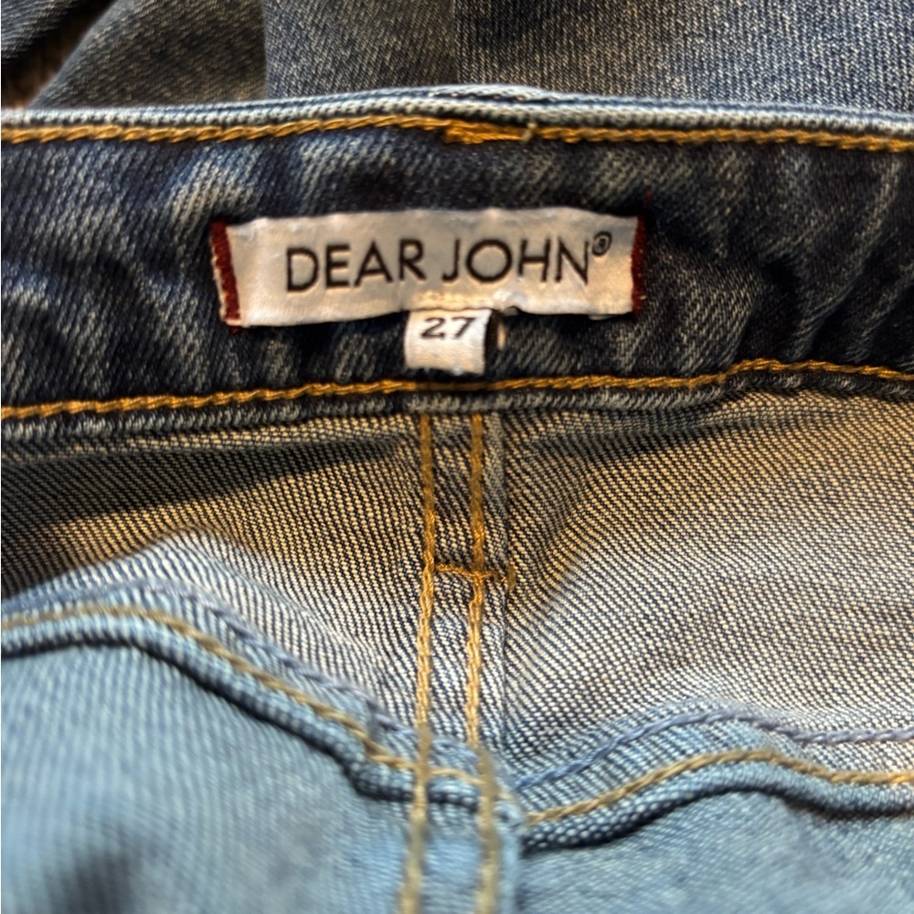 Dear John Women's Distressed Blue Jeans - Size 27 - Picture 8 of 9